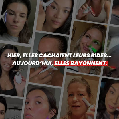 LumiFace™ – Masseur facial LED anti-âge et raffermissant