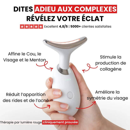 LumiFace™ – Masseur facial LED anti-âge et raffermissant