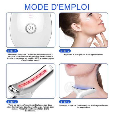 LumiFace™ – Masseur facial LED anti-âge et raffermissant