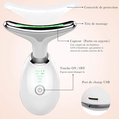 LumiFace™ – Masseur facial LED anti-âge et raffermissant